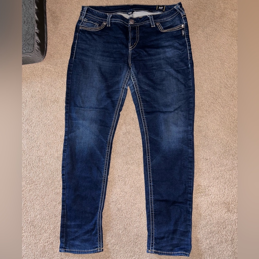 Silver Jeans Dark Blue Women's Skinny Jeans